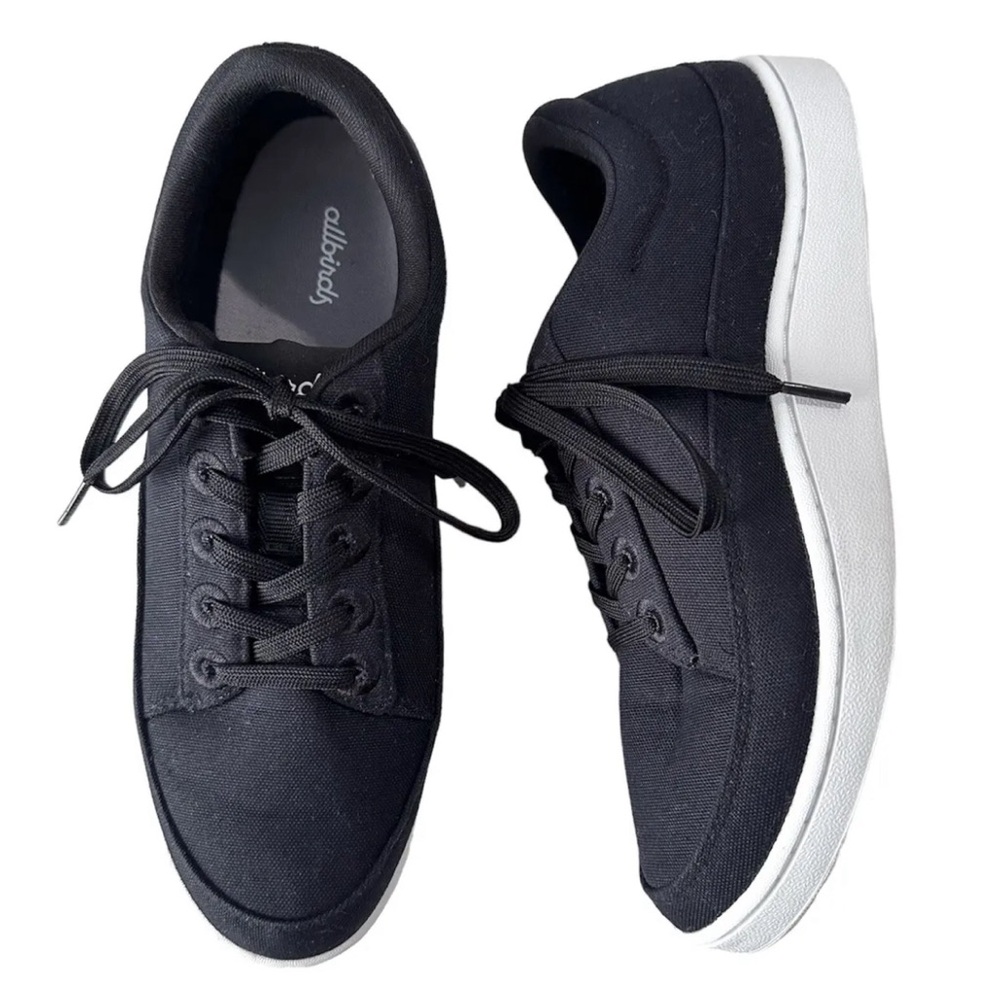 ALLBIRDS Canvas Pacer Shoes in Natural Black - Picture 4 of 14
